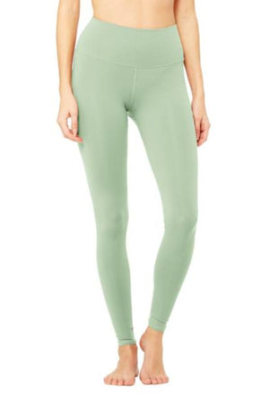 ALO YOGA // HIGH WAIST DASH LEGGING - SAGE