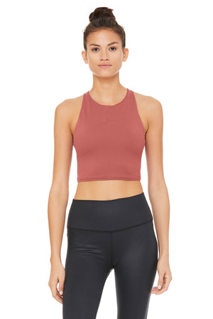 ALO YOGA // MOVEMENT BRA - ROSEWOOD