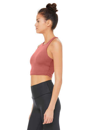 ALO YOGA // MOVEMENT BRA - ROSEWOOD