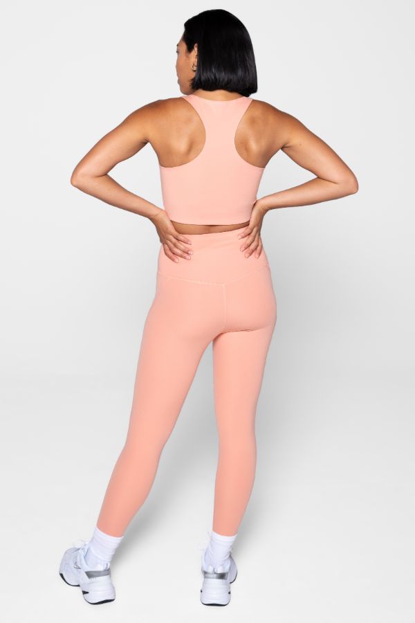 GIRLFRIEND COLLECTIVE Compressive High Rise Legging in Sherbert Pink – Sea  Yogi