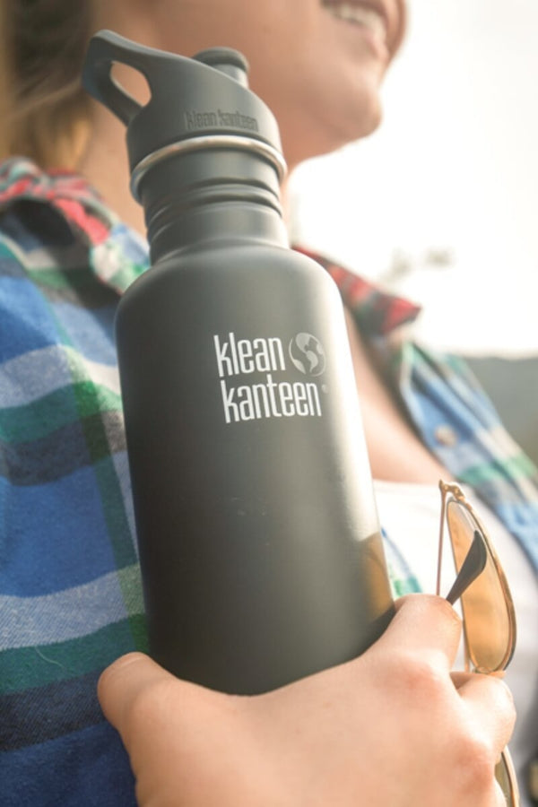 Klean Kanteen Insulated Reflect 600 ml water bottle with bamboo