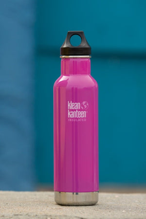 SEA YOGI // Wild Orchid insulated water bottle by Klean Kanteen, visual