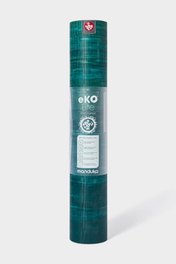 MANDUKA Thrive Marbled eKo Lite Yoga Mat - 4mm - Natural Rubber - Yoga Mats  Sea Yogi