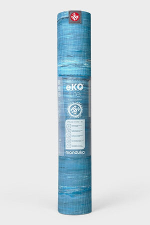 MANDUKA // eKO LITE YOGA MAT - 4mm - DRESDEN BLUE MARBLED