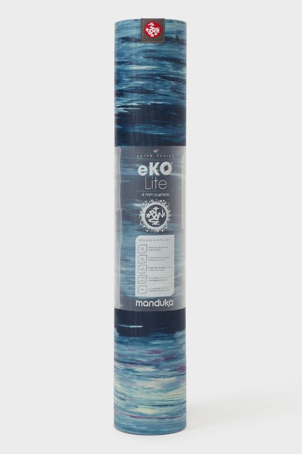 MANDUKA // eKO LITE YOGA MAT - 4mm - MINT MARBLED