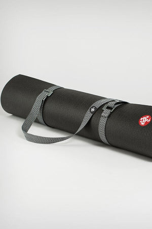 SEA YOGI // Manduka Go Move Mat carrier in Black, on mat