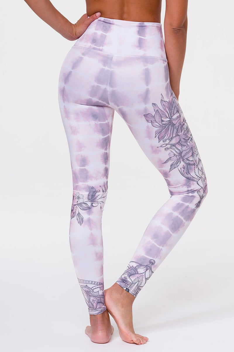 ONZIE // HIGH RISE GRAPHIC LEGGING - TIE DYE MANDALA