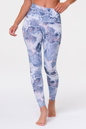 ONZIE // HIGH RISE GRAPHIC LEGGING - DREAMY MARBLE