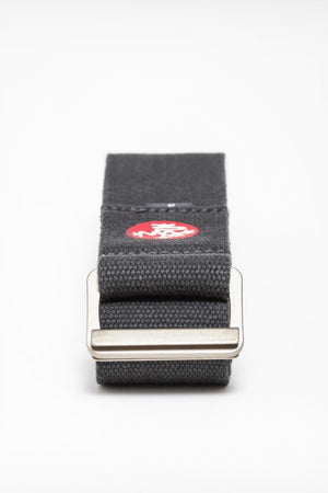 Sea Yogi - Align Yoga Strap Belt from Manduka in Thunder gray - folded