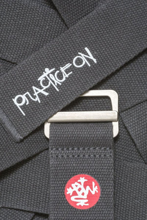 Sea Yogi - Align Yoga Strap Belt from Manduka in Thunder gray - colour swatch