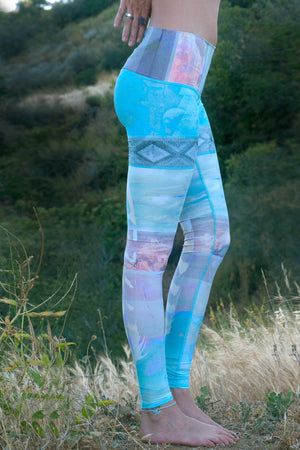 TEEKI TAROT MAGICK HOT PANT SIDE IMAGE - Sea Yogi