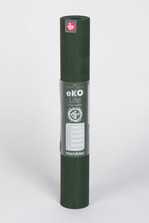 MANDUKA EKOLITE YOGA MAT SAGE STYLE AND  FRONT FACING IMAGE